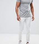 Asos Tall Slim Jeans In White - White