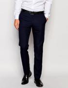 Selected Homme Slim Pants With Turn Up Co-ord - Navy