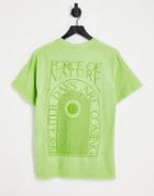 Topshop Force Of Nature T-shirt In Green