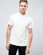 Selected Homme High Neck Tee - White