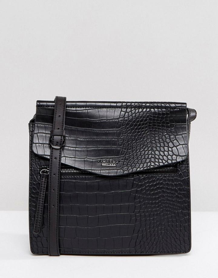 Fiorelli Mia Moc Croc Cross Body Bag - Black