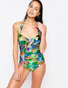 Seafolly Jungle Floral Swimsuit - 703 Multi