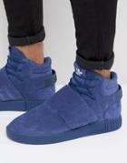 Adidas Originals Tubular Invader Strap Sneakers - Blue