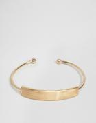 Asos Bar Cuff Bracelet - Gold