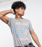 Bershka Nirvana Lithium T-shirt In Gray