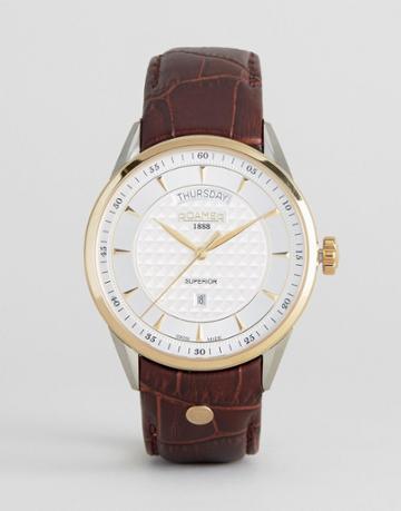 Roamer Superior Watch - Brown