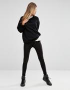 New Look Longer Length Leggings - Black