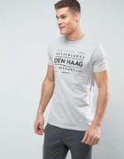 Asos T-shirt With Netherlands Print In Gray - Gray