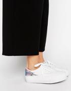 Asos Dreamy Flame Lace Up Sneakers - White