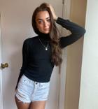 Asos Design Petite Ribbed Roll Neck Sweater-black