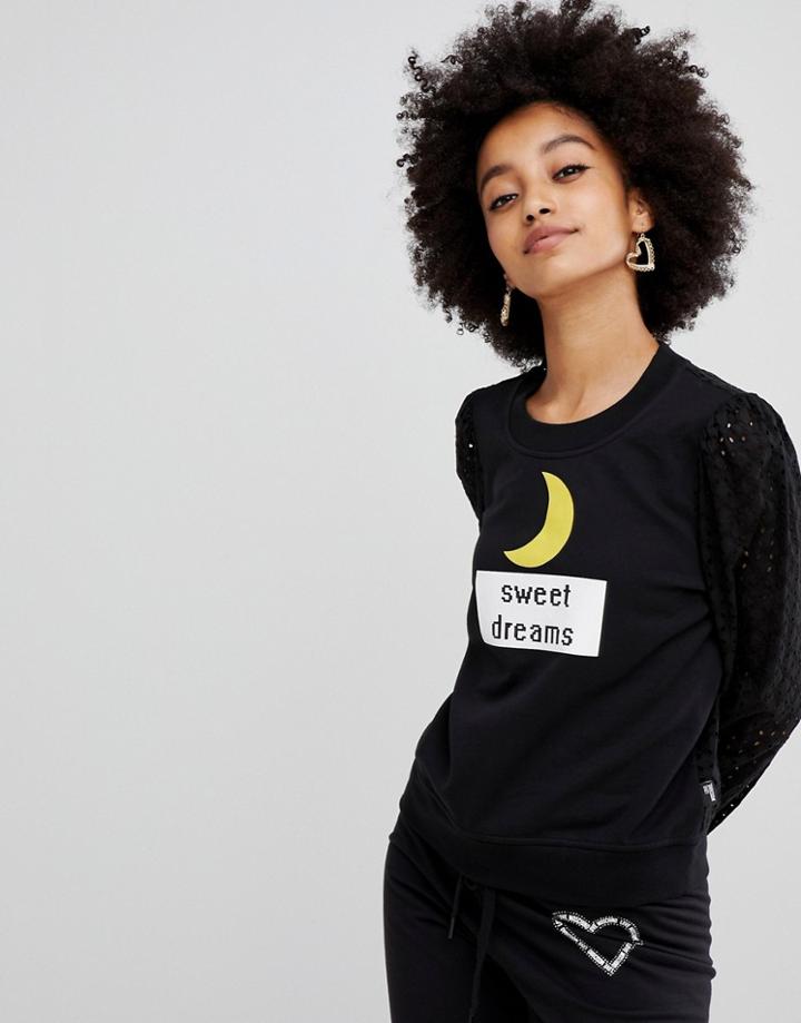 Love Moschino Sweet Dreams Sweater - Black