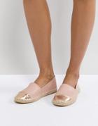 Truffle Collection Toe Cap Espadrille - Beige