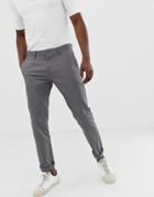 Esprit Slim Fit Chino In Gray - Gray