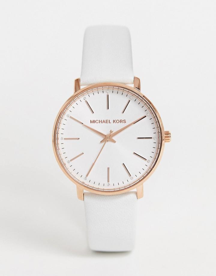 Michael Kors Mk2800 Pyper Leather Watch 38mm
