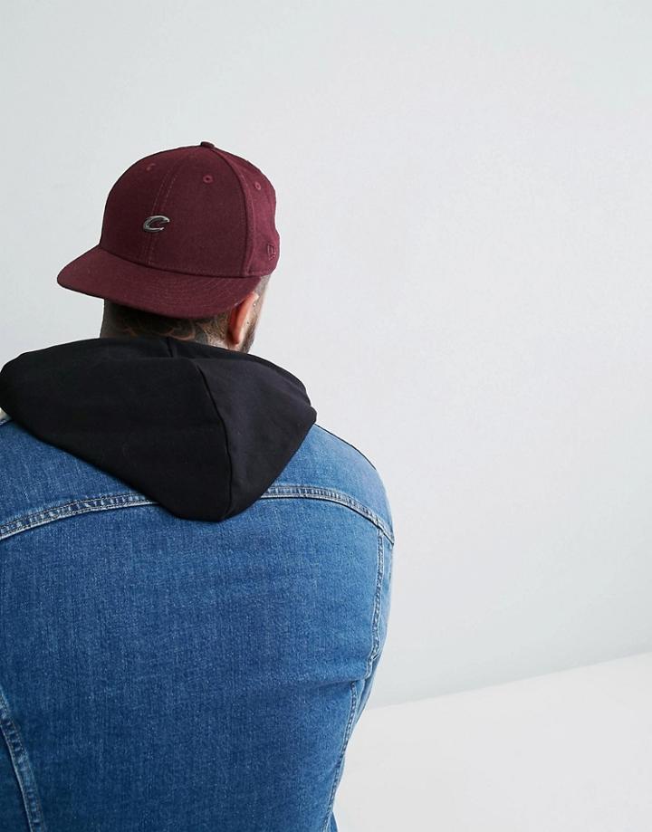 New Era 59fifty Low Profile Fitted Cap Cleveland Cavaliers - Red