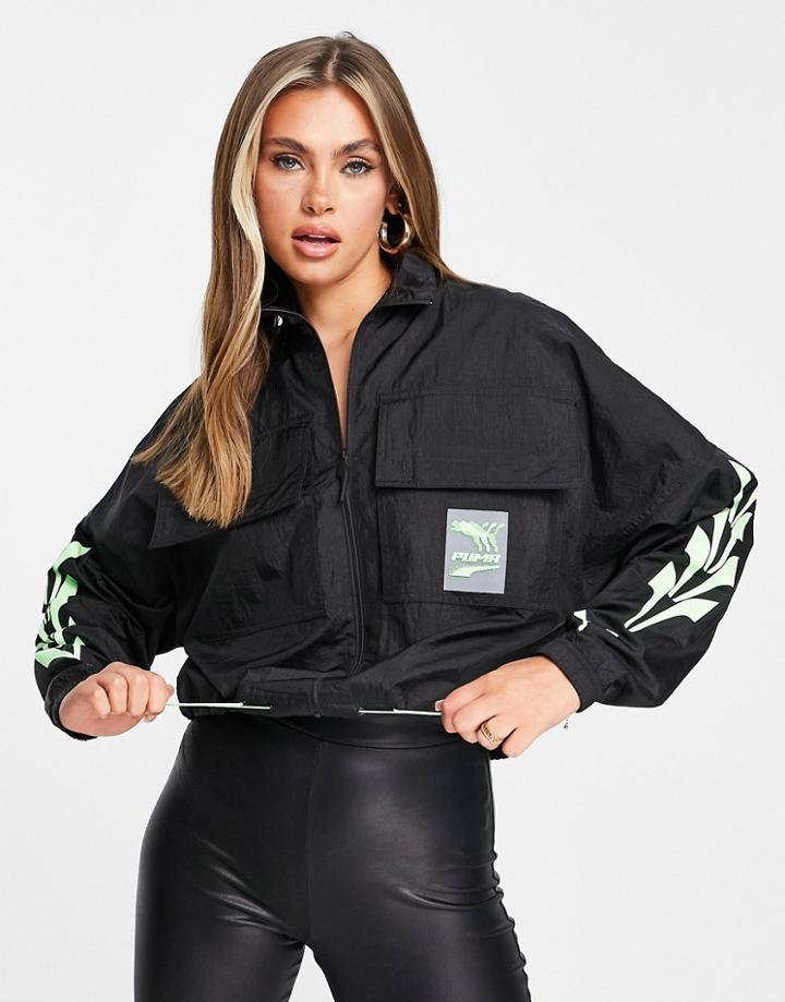 Puma Ecide Track Jacket In Black