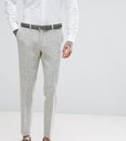 Heart & Dagger Harris Tweed Skinny Suit Pants - Gray
