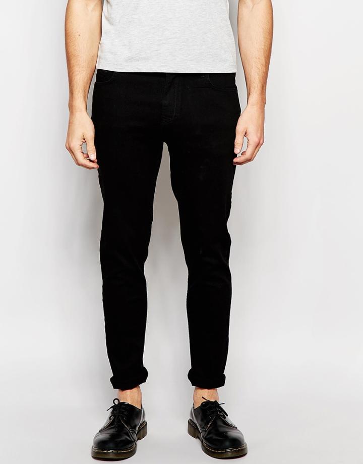 Hoxton Denim Black Skinny Skinny Jean - Black