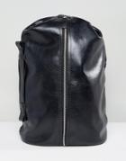 Royal Republiq Supreme Backpack In Leather - Black