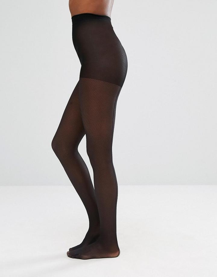 Gipsy Shadow Fishnet Seam Tight - Black