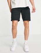 Jack & Jones Intelligence Slim Fit 5 Pocket Shorts In Black