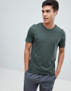 Selected Homme Perfect T-shirt In Marl - Green