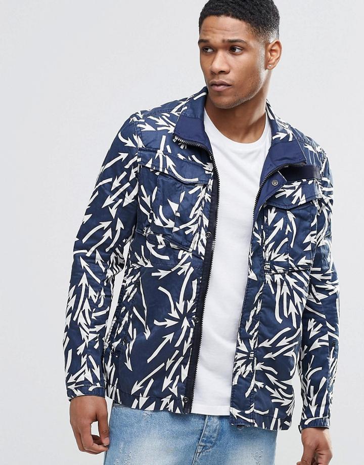 G-star Rovic Military Jacket Weather Arrow Print