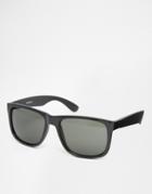 Selected Homme Square Sunglasses - Black