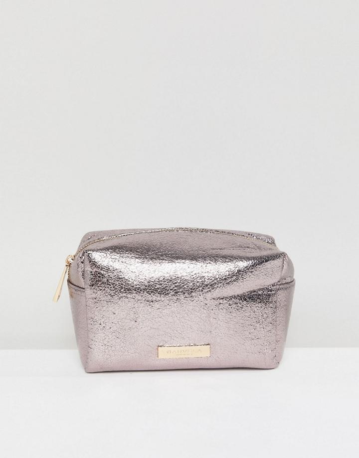 Carvela Ryley Glitter Cosmetic Pouch - Blue