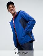 Herschel Voyage Packable Wind Runner Jacket In Blue/navy Uk Exclusive - Blue
