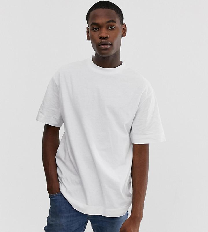 Collusion Tall Regular Fit T-shirt In White