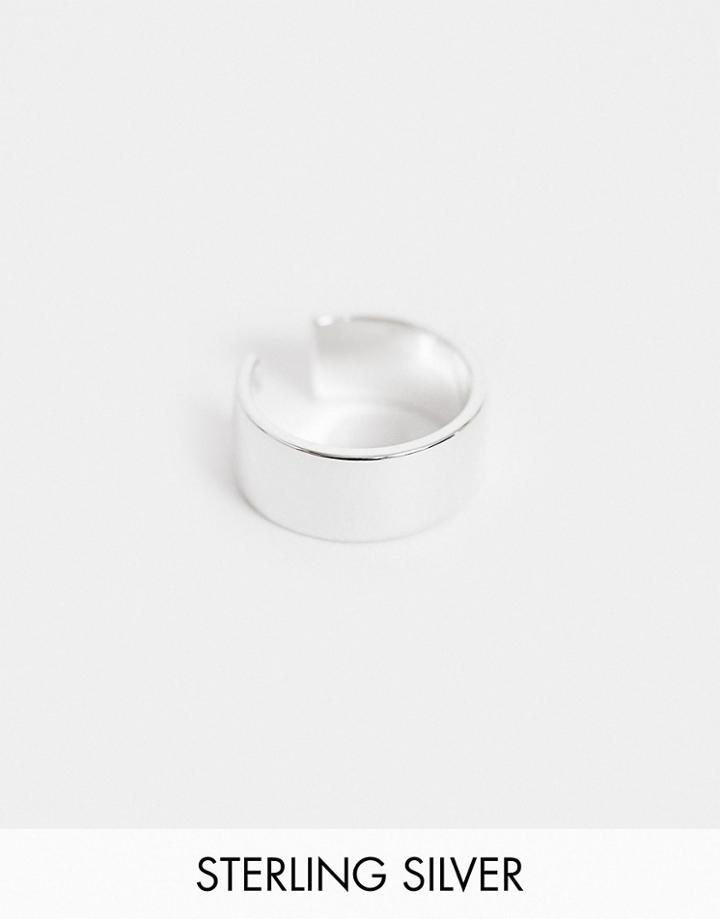 Astrid & Miyu Sterling Silver Boyfriend Ear Cuff