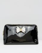 Ted Baker Curved Bow Large Toiletry Bag - Black