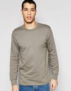 Asos Sweatshirt In Gray - Storm Cloud