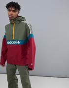 Adidas Snowboarding Bb Snowbreaker Jacket In Red/green - Red