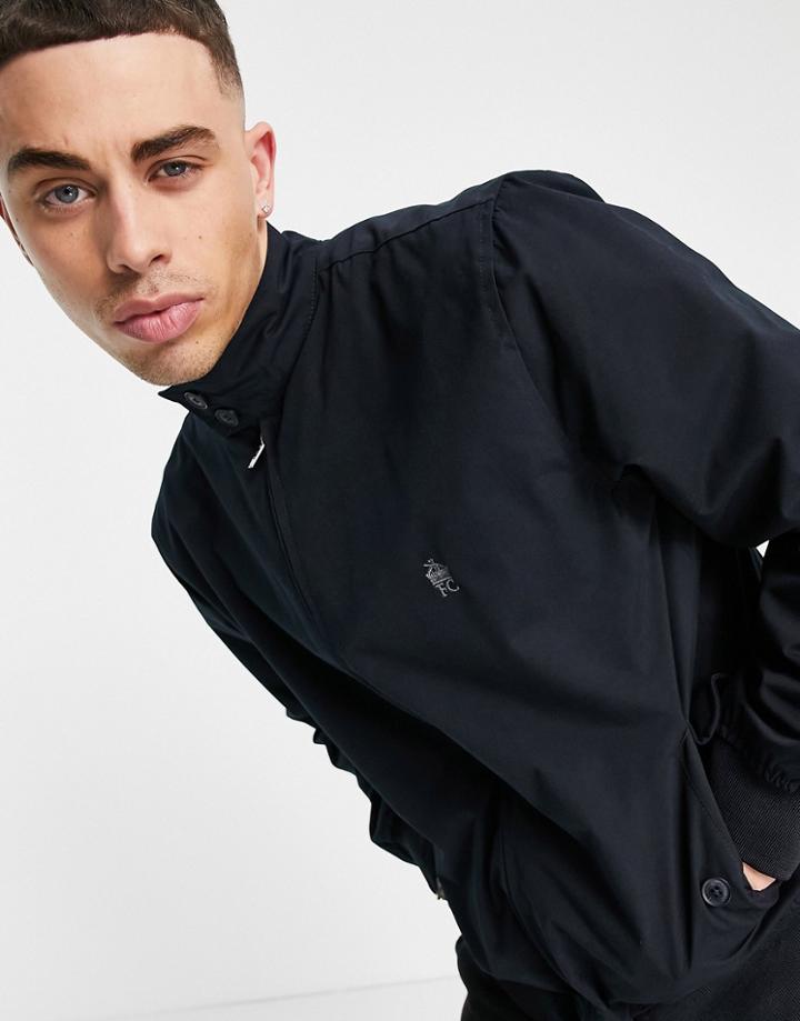 French Connection Harrington Jacket In Navy-blues