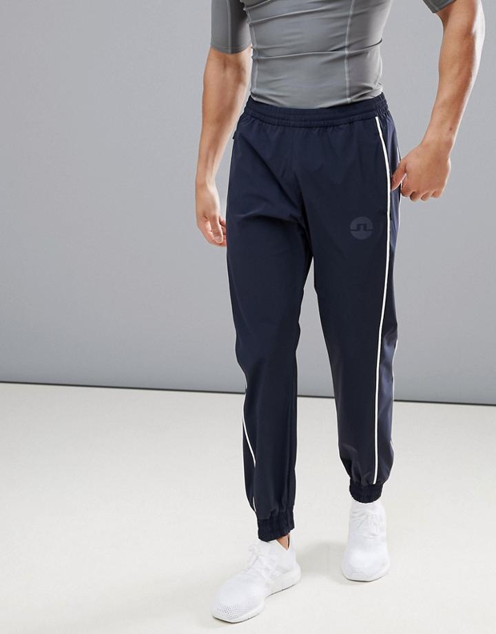 J.lindeberg Activewear Kurt Softshell Joggers In Navy - Navy