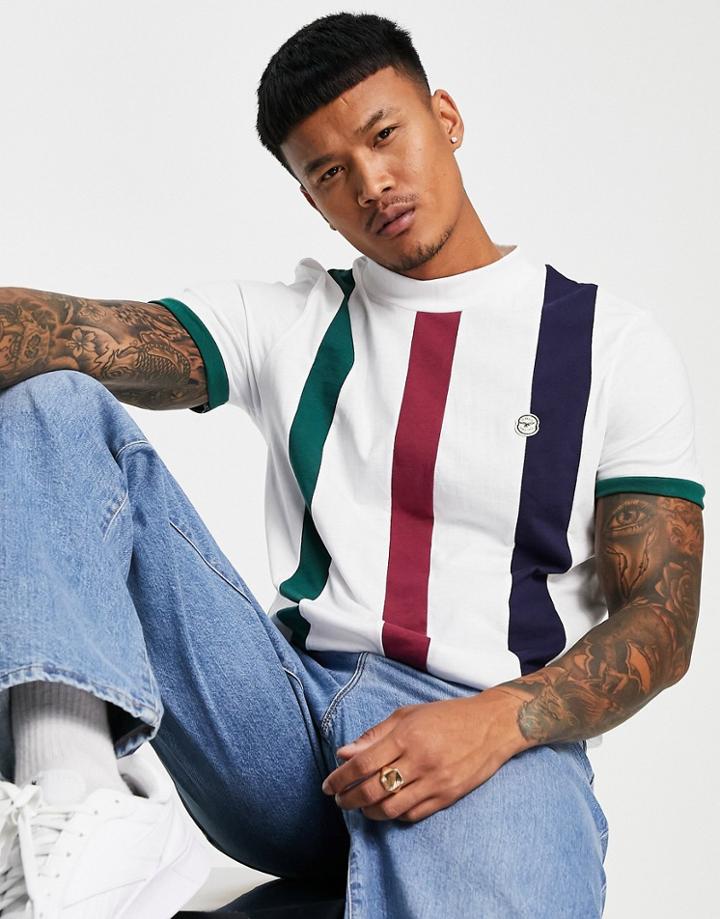 Le Breve Stripe T-shirt In Blue White