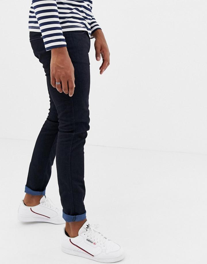 Hugo 734 Skinny Fit Jeans In Dark Wash-blue