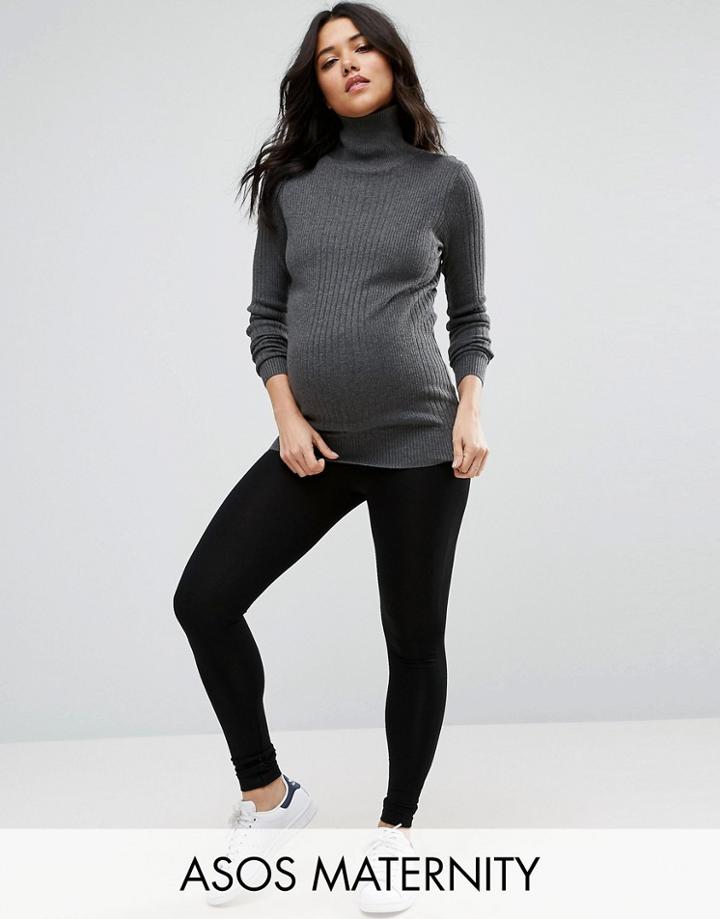 Asos Maternity Full Length Legging - Black