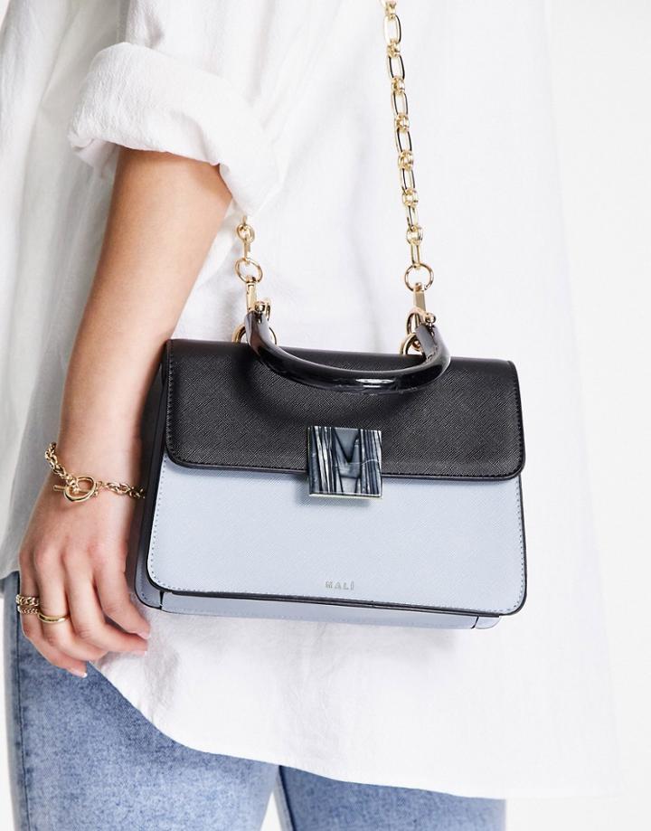 Nali Top Handle Purse In Light Blue
