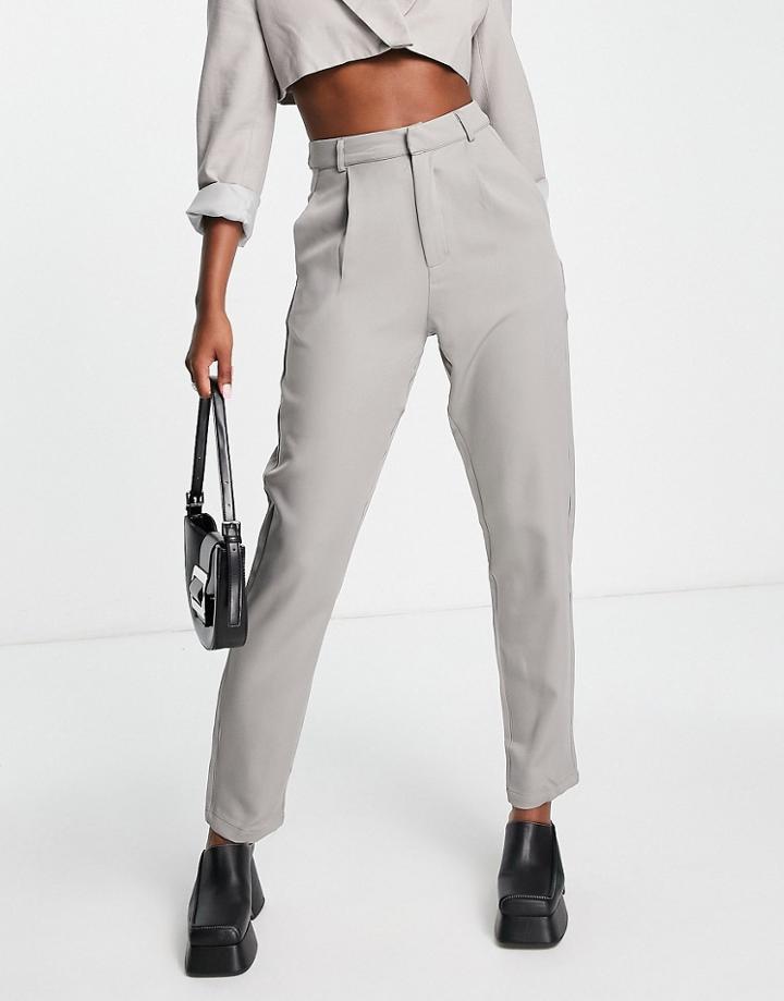 Heartbreak Tailored Pants In Gray - Part Of A Set