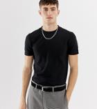 Collusion Muscle Fit T-shirt In Black - Black