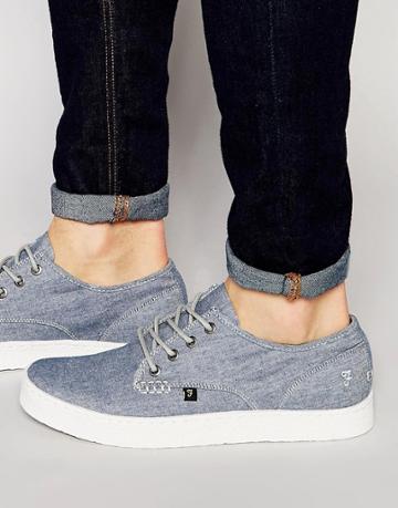 Farah Vintage Canvas Sneakers - Blue
