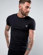 Boss Orange By Hugo Boss Tommi Uk Slim Fit Logo T-shirt Black - Black