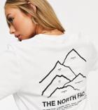 The North Face Peaks T-shirt In White Exclusive At Asos