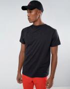 Night Addict Embroidered T-shirt - Black