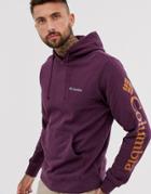 Columbia Viewmont Ii Sleeve Graphic Hoodie In Purple - Purple