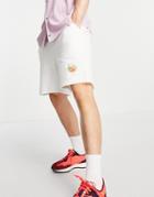 Liquor N Poker Tennis Club Relaxed Shorts Set In Off White