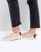 Tommy Jeans Sneakers With Flag Heel Detail - Pink